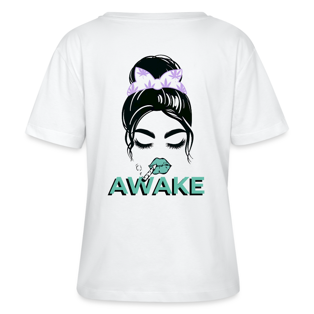 AWAKE Relaxed Frauen Bio-T-Shirt - Weiß