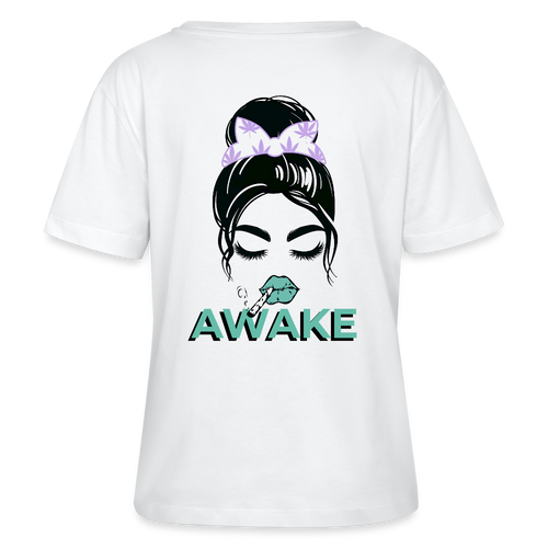 AWAKE Relaxed Frauen Bio-T-Shirt - Weiß