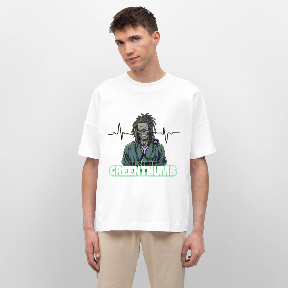 DR. ZOMBIE Oversized Unisex Bio T-Shirt - Weiß