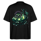 GLOW GARDEN Oversized Unisex Bio T-Shirt - Schwarz