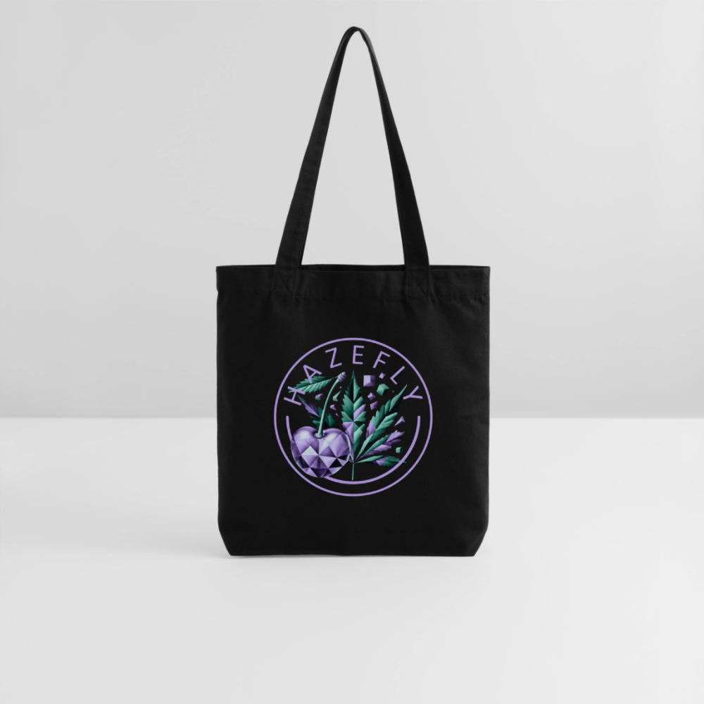 CHERRY PUNCH recycelter Heavyweight Stoffbeutel - Schwarz