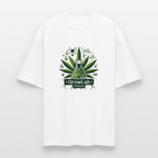 GLOW GARDEN WITH GROWLAB Oversized Unisex Bio T-Shirt - Weiß