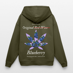 TRUE BERRY Oversized Unisex Bio-Hoodie - Khaki