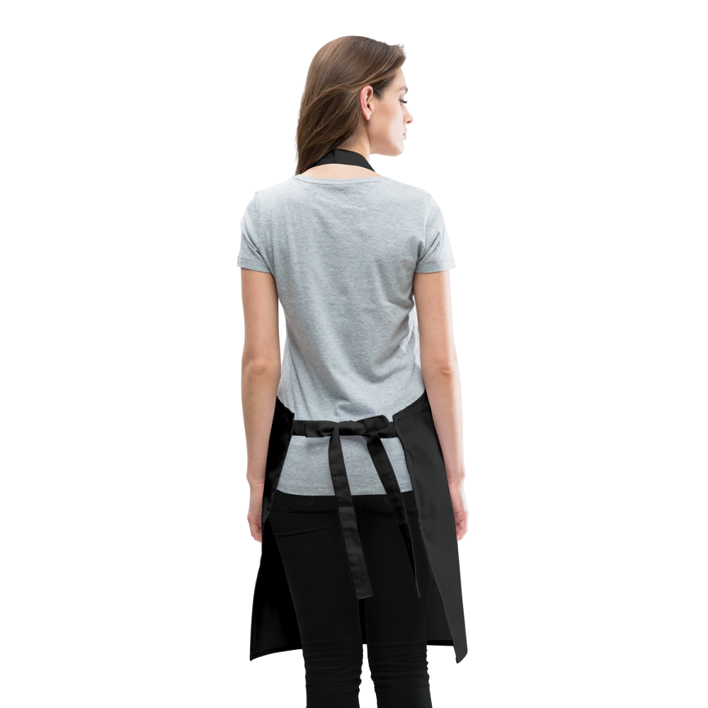 WER BAUT Kochschürze - Schwarz