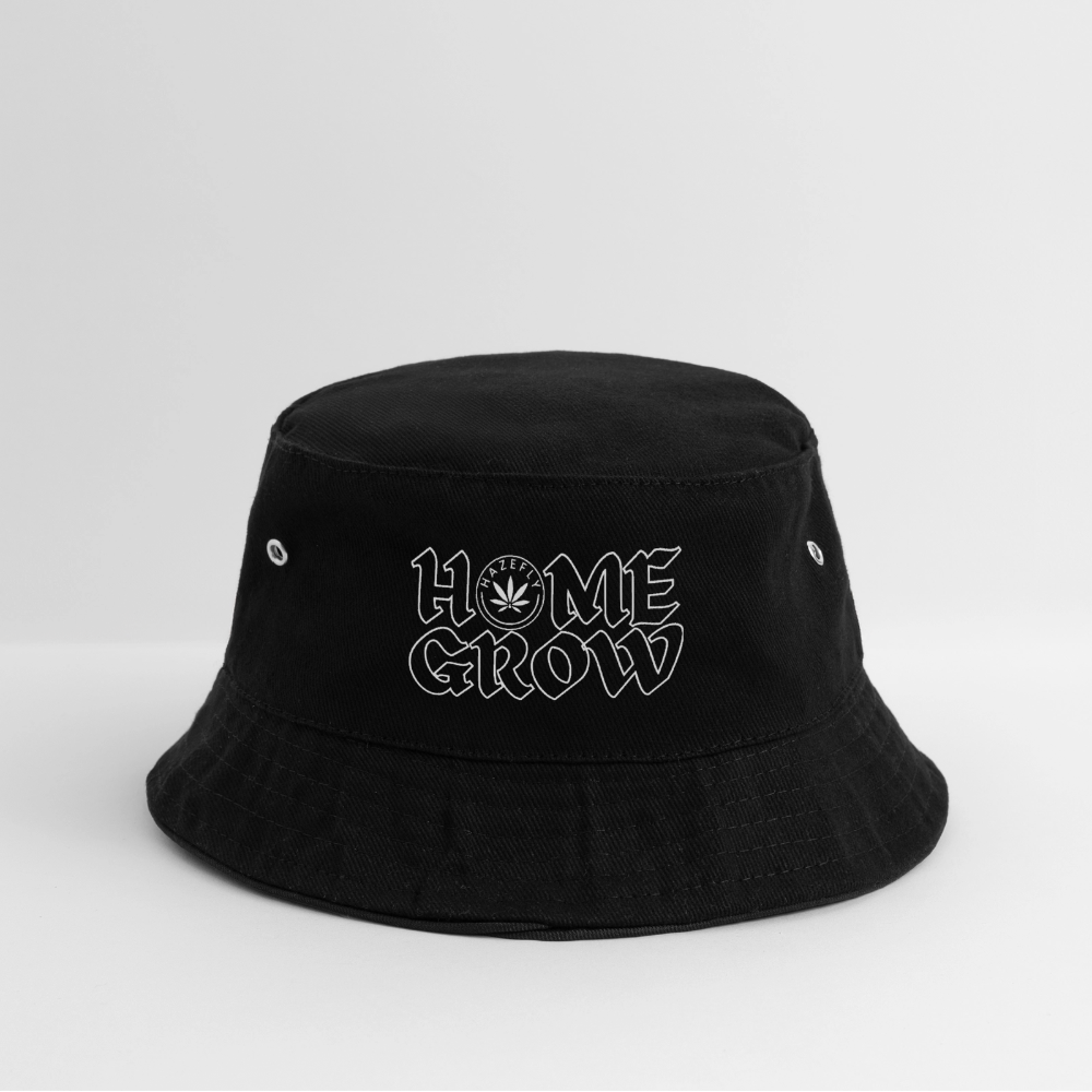 HOME GROW Fischerhut - Schwarz