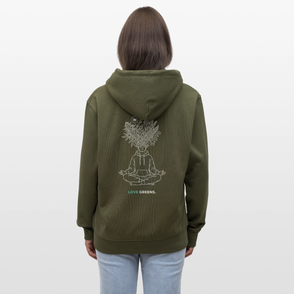 LOVE GREENS Unisex Bio-Kapuzenjacke - Khaki