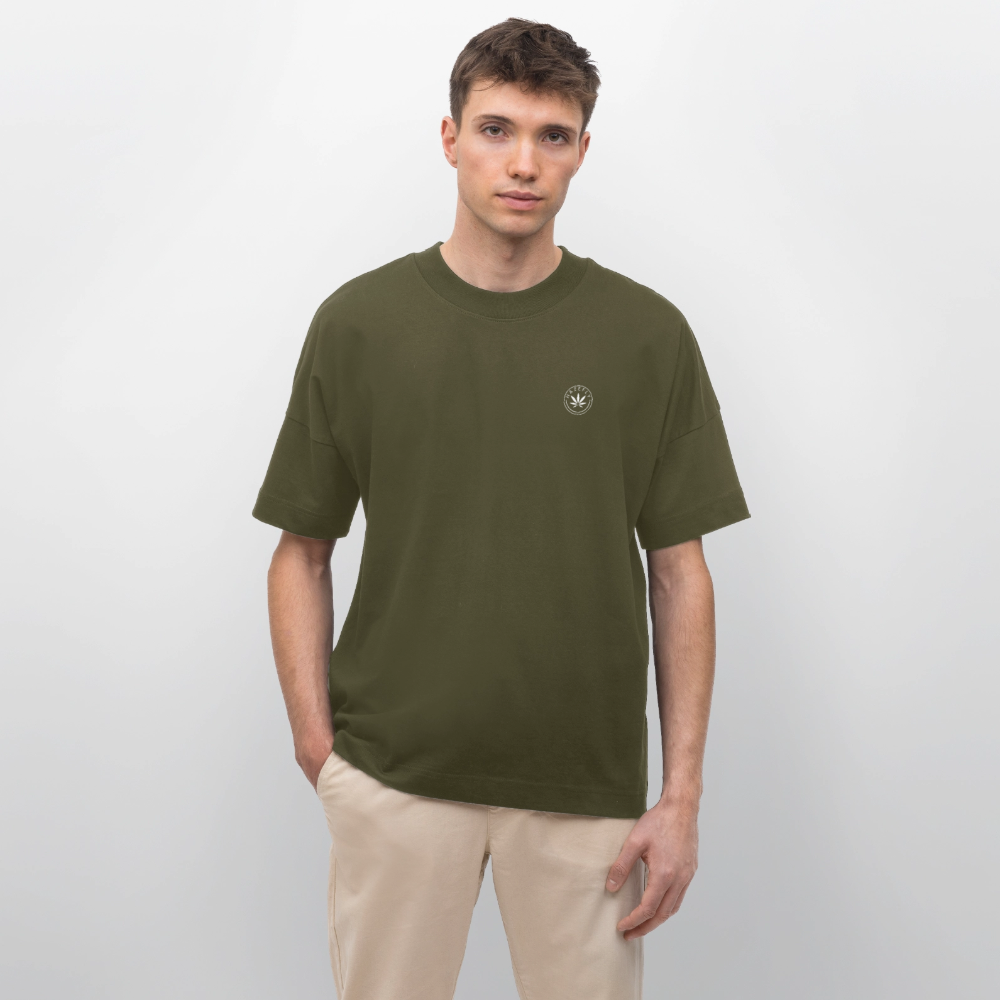 NOT TODAY Oversized Unisex Bio T-Shirt - Khaki