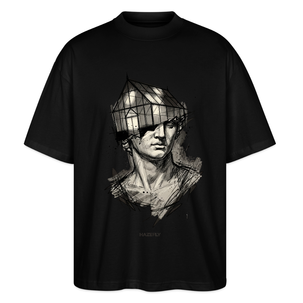 GREEN MIND Unisex Oversized Bio-T-Shirt - Schwarz