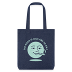HIGH MOON recycelter Heavyweight Stoffbeutel - melange Blue