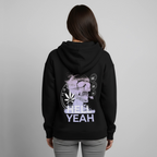 HELL YEAH Oversized Unisex Bio-Hoodie - Schwarz