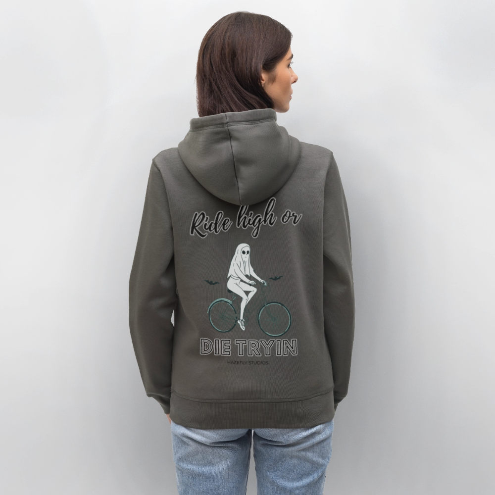 RIDE HIGH Unisex Bio-Hoodie - Anthrazit