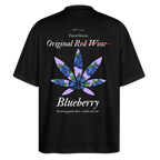 TRUE BERRY Oversized Unisex Bio T-Shirt - Schwarz