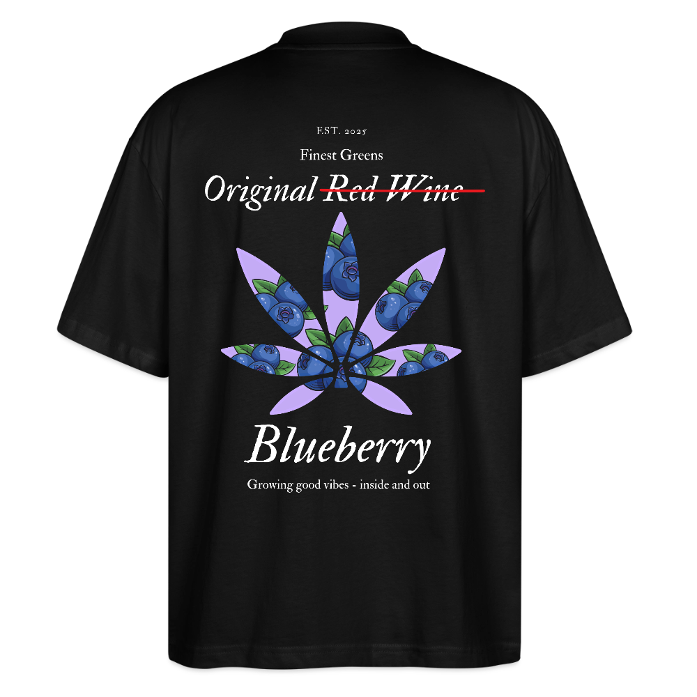 TRUE BERRY Oversized Unisex Bio T-Shirt - Schwarz