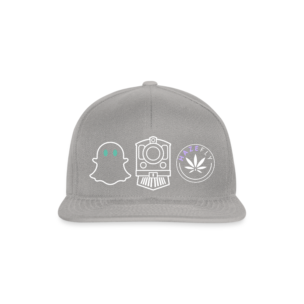 GHOST TRAIN Snapback Cap - Graphit/Graphit