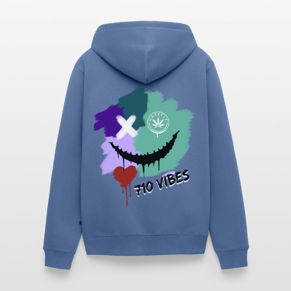 710 VIBES Unisex Premium Kapuzenjacke - Taubenblau