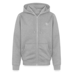 710 VIBES Unisex Premium Kapuzenjacke - Grau meliert