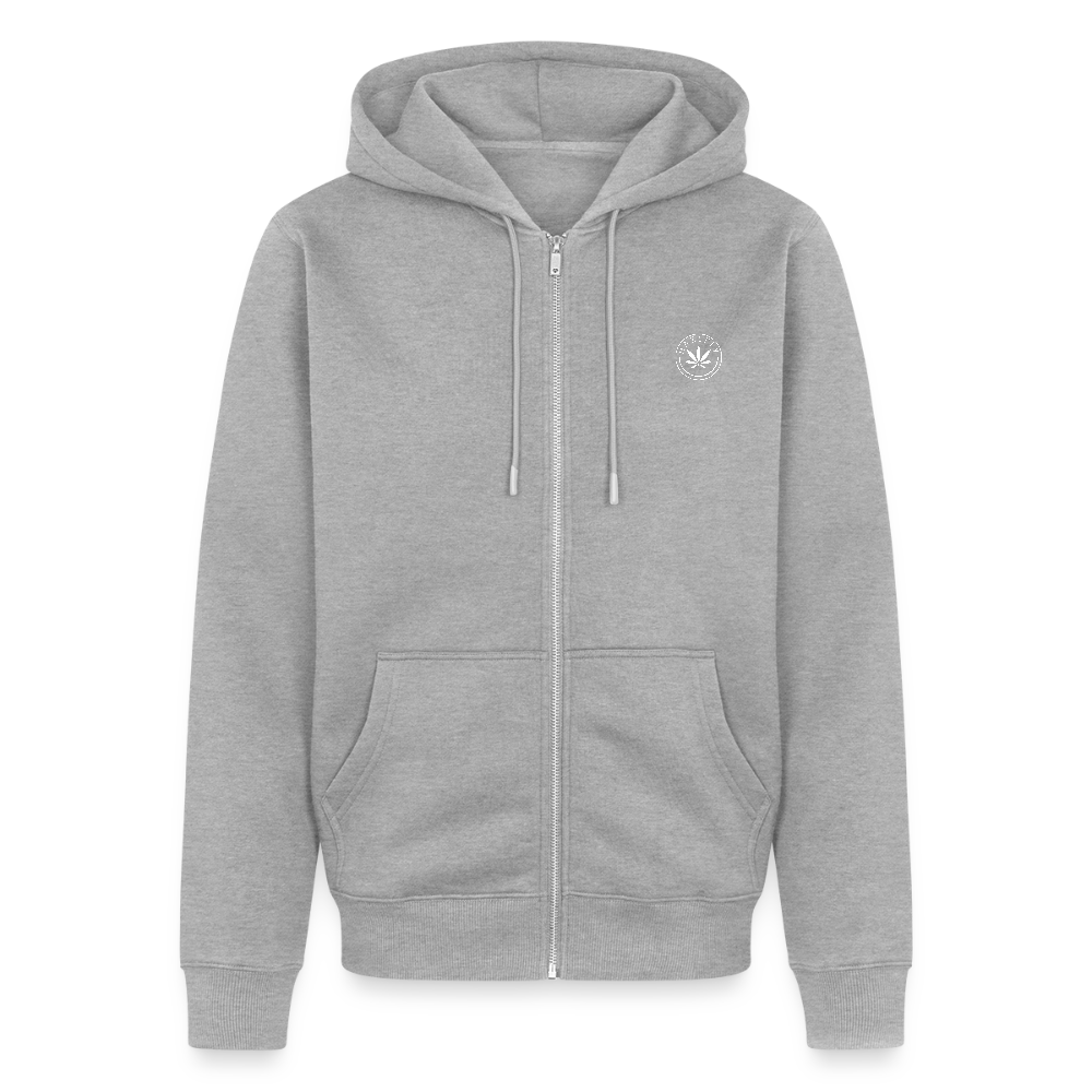 710 VIBES Unisex Premium Kapuzenjacke - Grau meliert