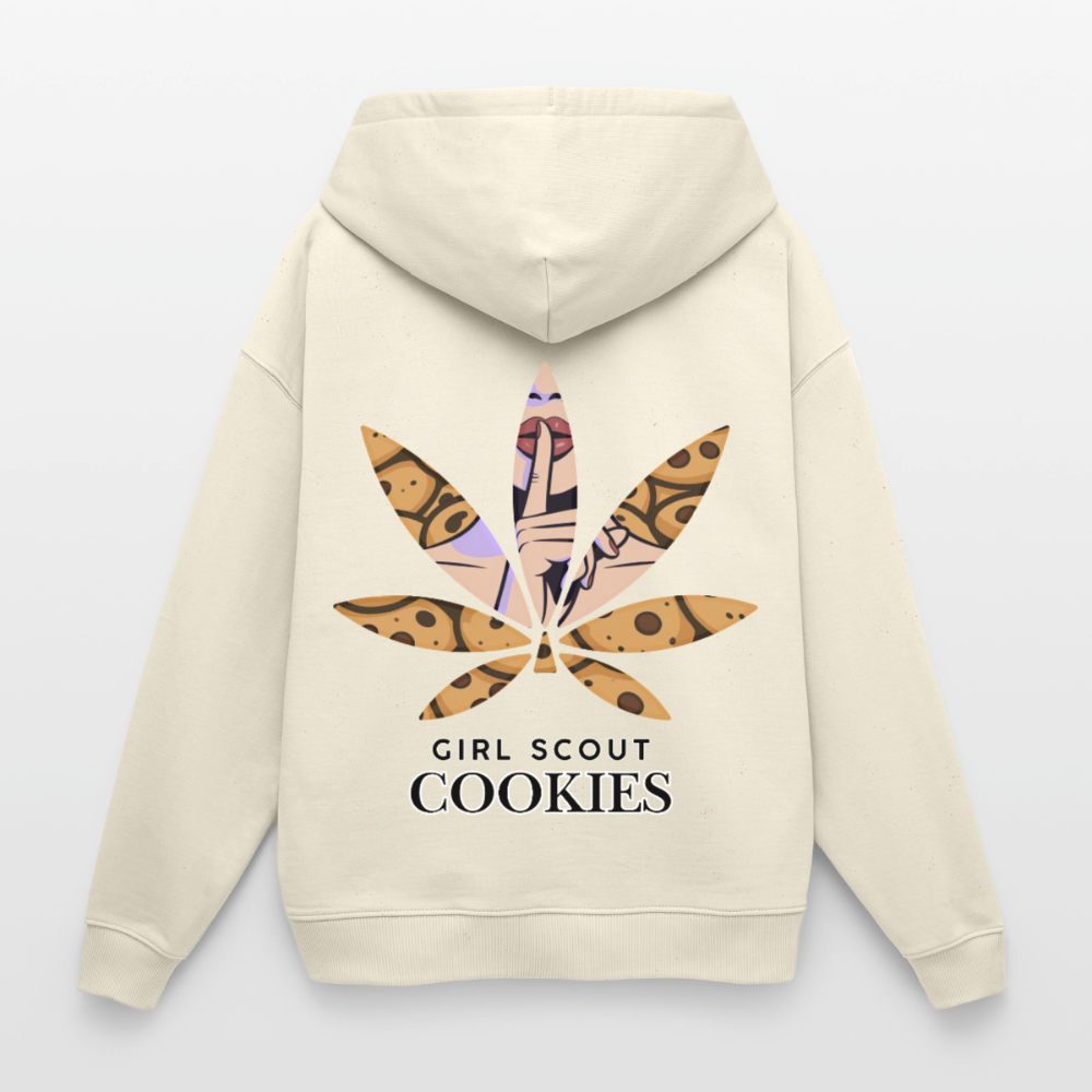 GIRL SCOUT COOKIES Oversized Unisex Bio-Hoodie - Natur