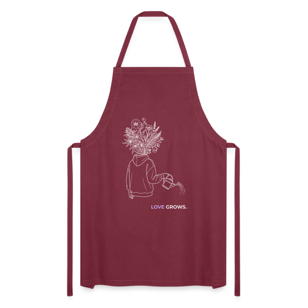 LOVE GROWS II Kochschürze - Bordeaux