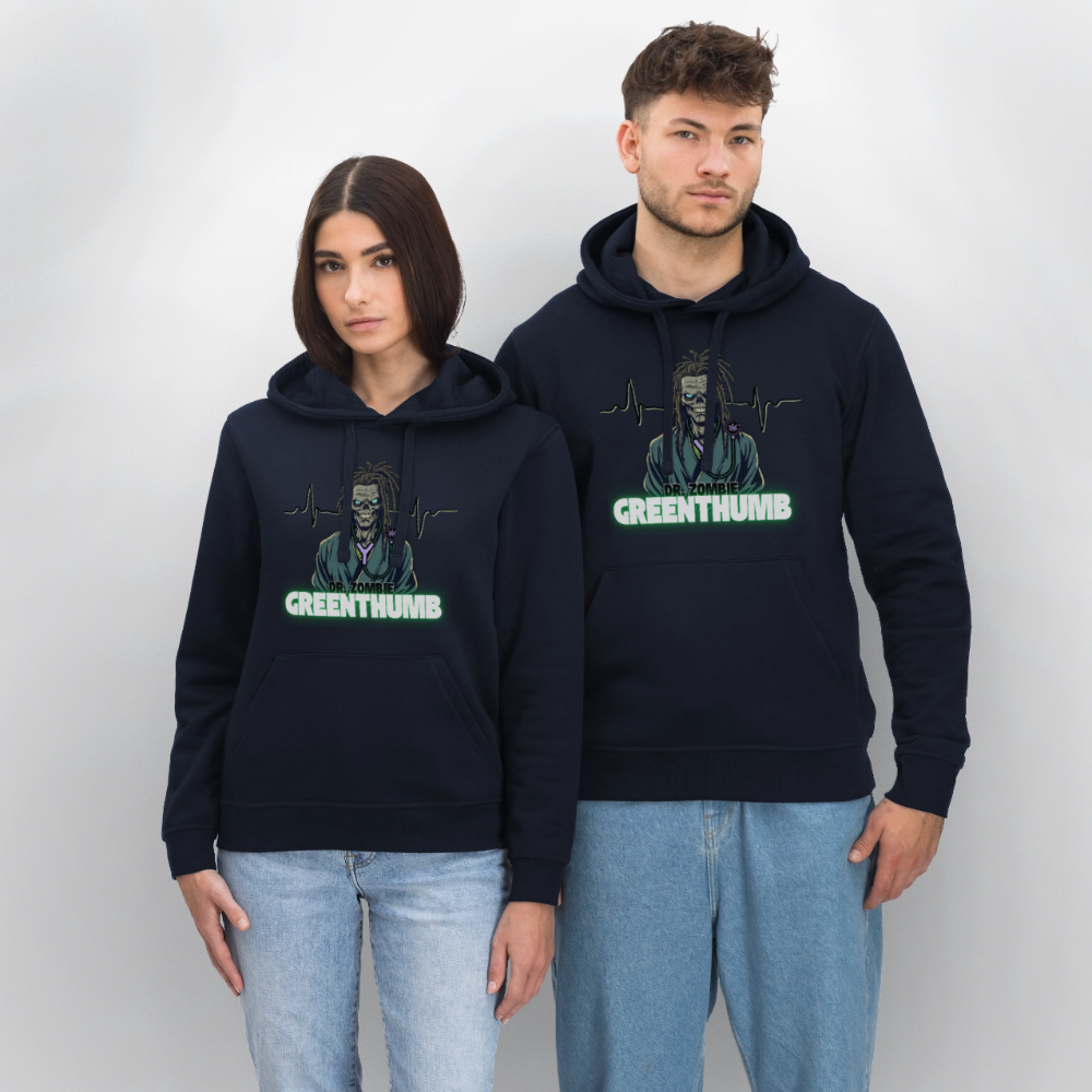 DR. ZOMBIE Unisex Bio-Hoodie - French Navy
