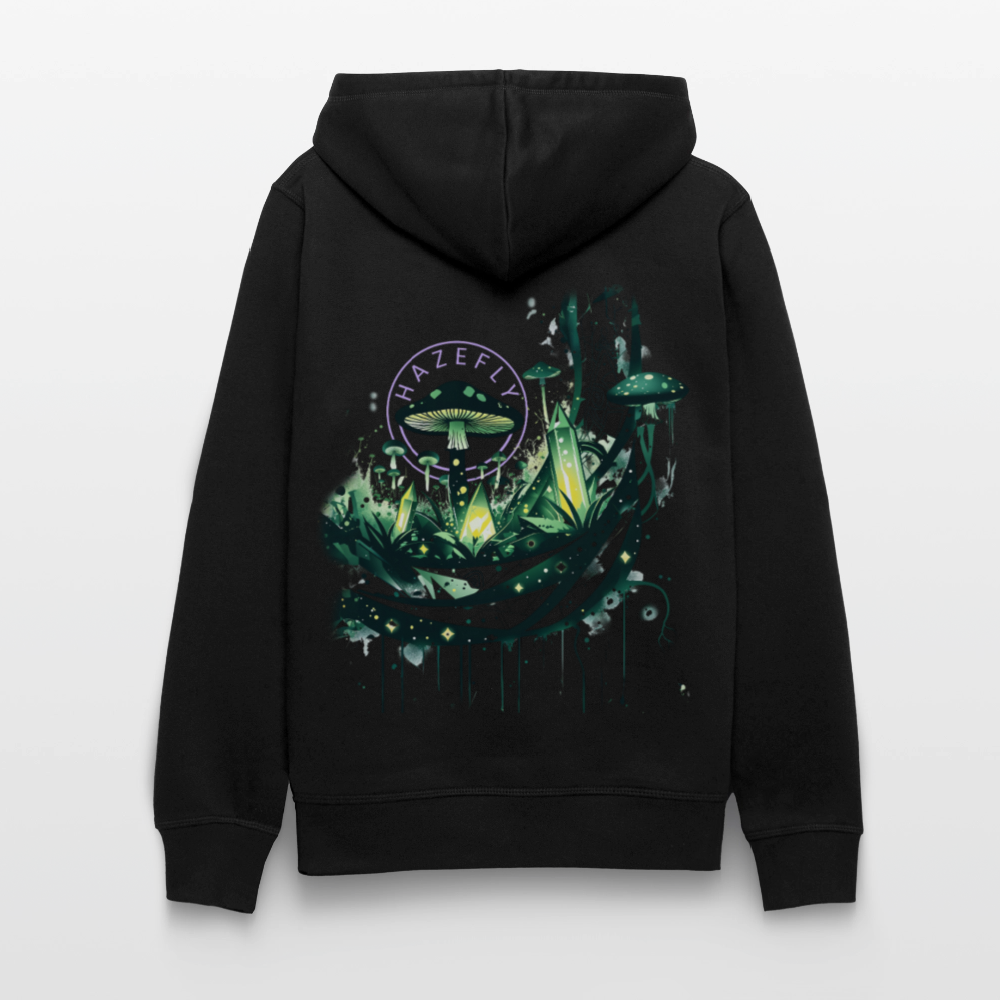 GLOW GARDEN Unisex Bio-Hoodie - Schwarz