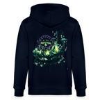 GLOW GARDEN Unisex Bio-Kapuzenjacke - Navy