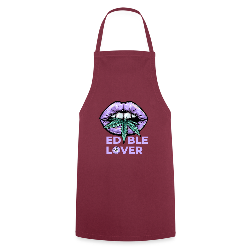 EDIBLE LOVER Kochschürze - Bordeaux