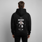 BKED Oversized Unisex Bio-Hoodie - Schwarz