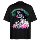 LA CATRINA KUSH Oversized Unisex Bio T-Shirt - Schwarz