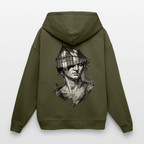 GREEN MIND Oversized Unisex Bio-Hoodie - Khaki
