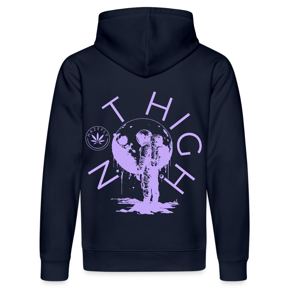 NOT HIGH Unisex Bio-Hoodie - French Navy