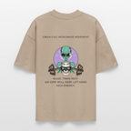 GREEN CULT Oversized Unisex Bio T-Shirt - Steingrau