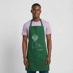 LOVE GROWS II Kochschürze - Grün