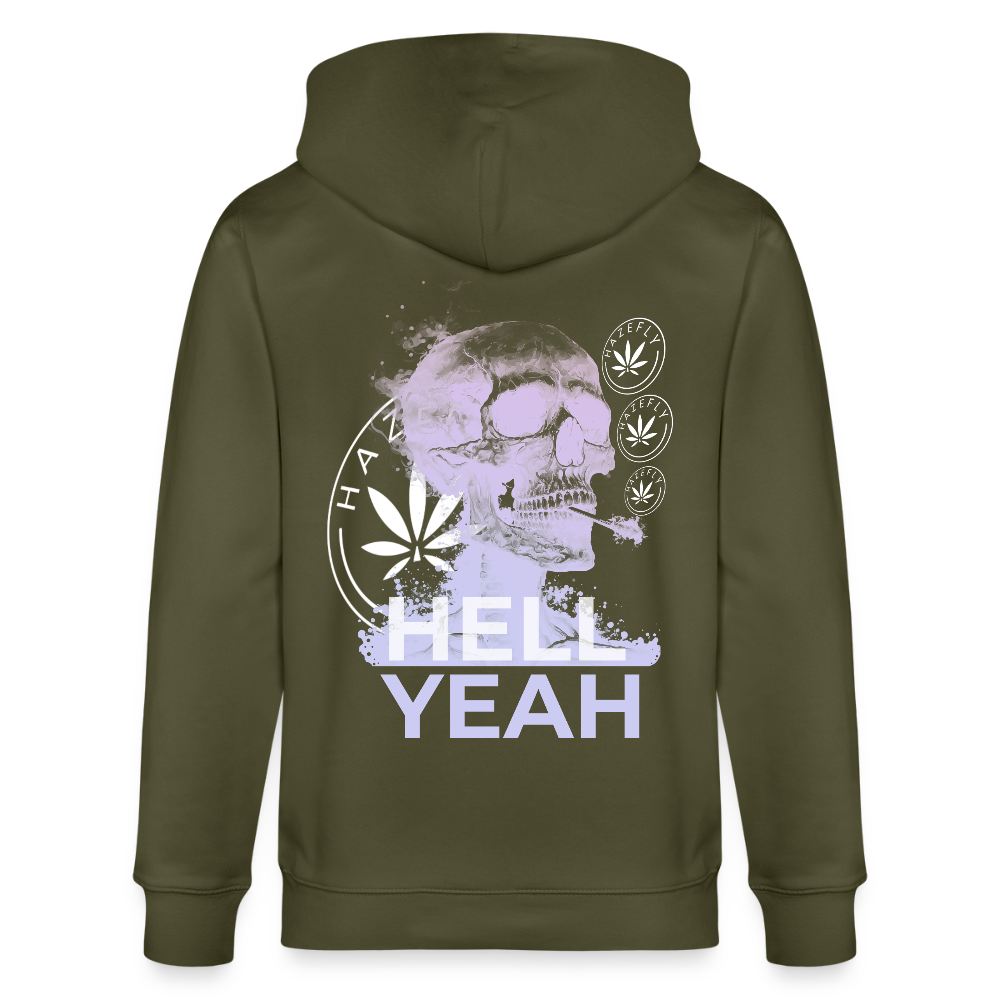 HELL YEAH Unisex Bio-Kapuzenjacke - Khaki