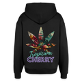 TROPICANA CHERRY Oversized Unisex Bio-Hoodie - Schwarz
