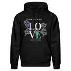 GROW. CHILL. REPEAT. Unisex Bio-Hoodie - Schwarz