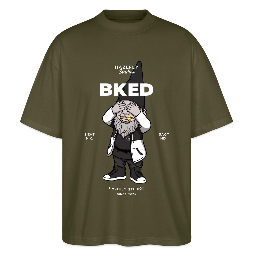 BKED Unisex Oversized Bio-T-Shirt - Khaki