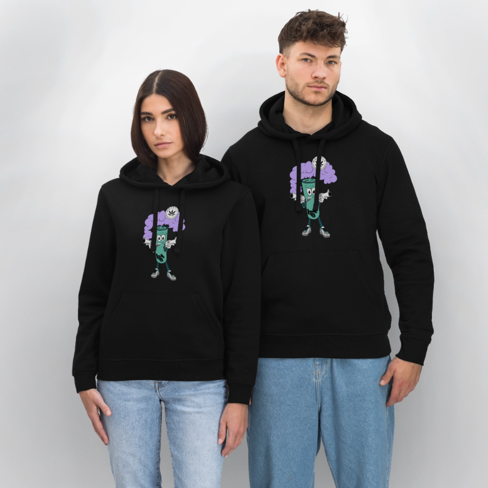 HAZEFLY X 1TIP Unisex Bio-Hoodie - Schwarz