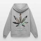 SOUR DIESEL Oversized Unisex Bio-Hoodie - Grau meliert