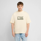 LOCAL GROWER Oversized Unisex Bio T-Shirt - Natur