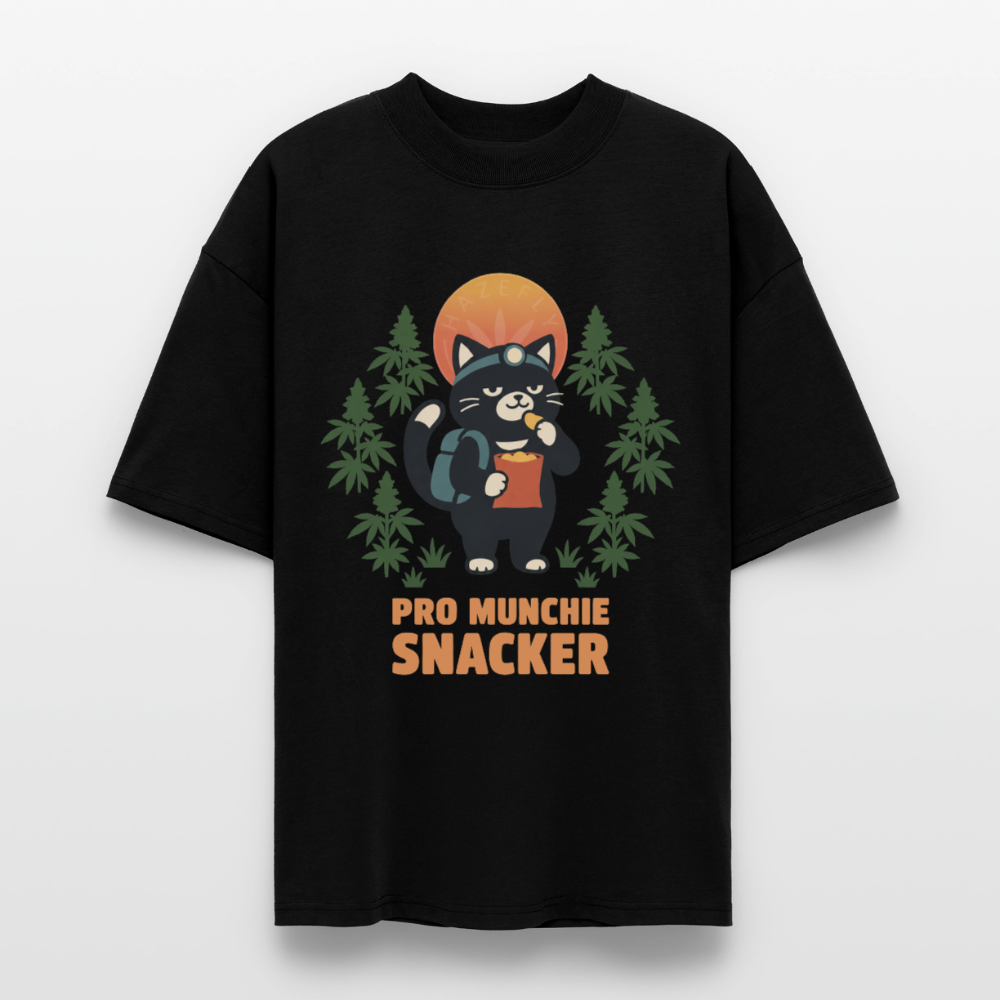 PRO MUNCHIE SNACKER Unisex Oversized Bio-T-Shirt - Schwarz