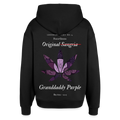 TRUE GRAPE Oversized Unisex Bio-Hoodie - Schwarz