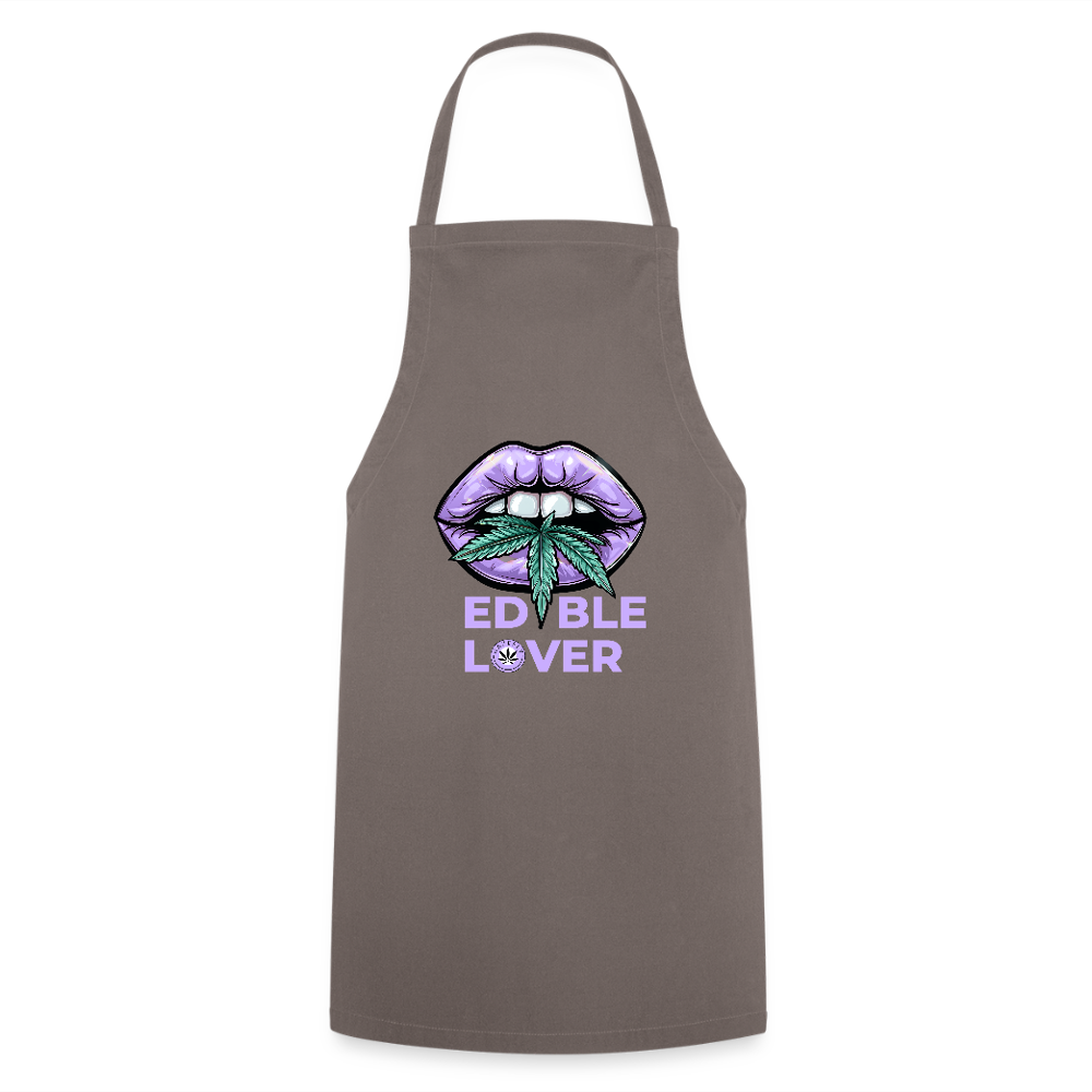 EDIBLE LOVER Kochschürze - Grau