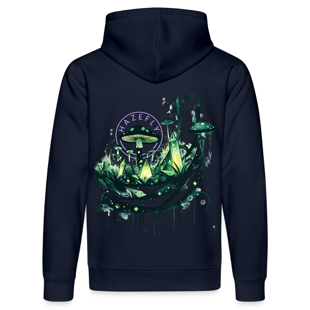 GLOW GARDEN Unisex Bio-Hoodie - French Navy