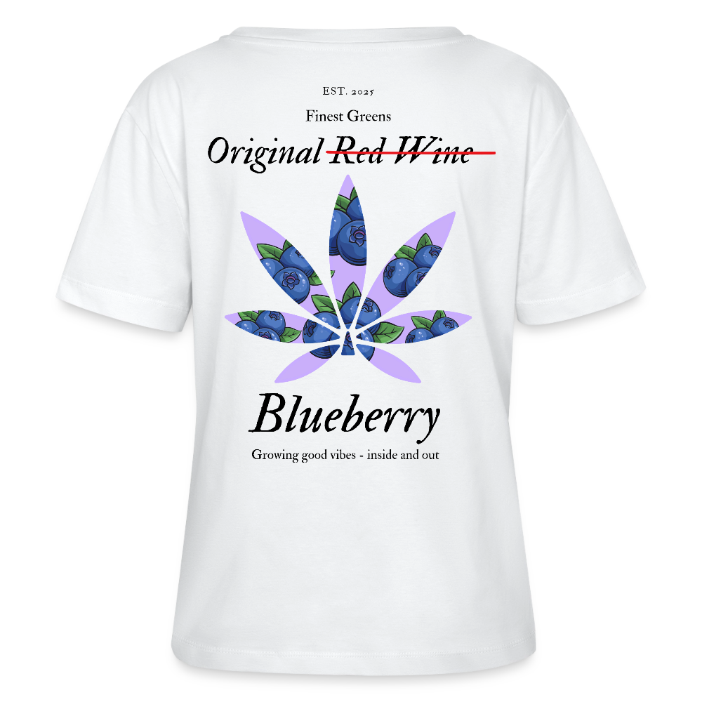 TRUE BERRY Relaxed Frauen Bio-T-Shirt - Weiß