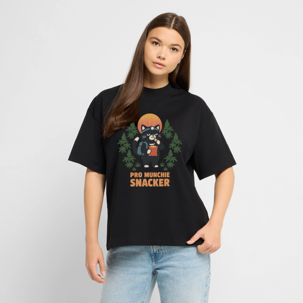 PRO MUNCHIE SNACKER Unisex Oversized Bio-T-Shirt - Schwarz