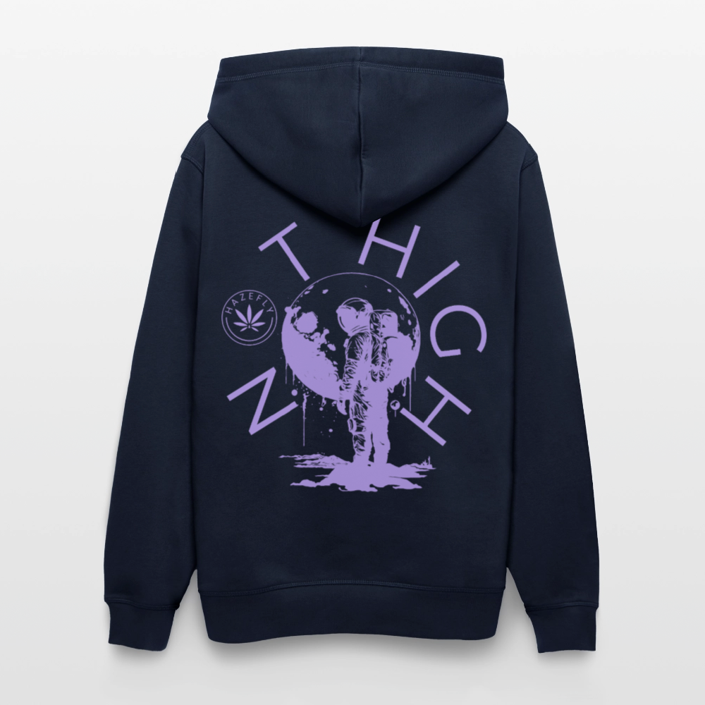NOT HIGH Unisex Bio-Hoodie - French Navy