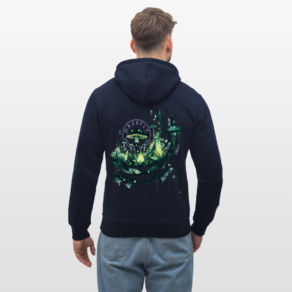 GLOW GARDEN WITH GROWLAB Unisex Bio-Hoodie - French Navy