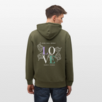 GROW. CHILL. REPEAT. Unisex Bio-Kapuzenjacke - Khaki