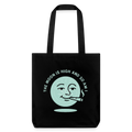 HIGH MOON recycelter Heavyweight Stoffbeutel - Schwarz